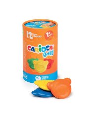 CARIOCA Crayons Oursons BABY Pot 12 Pièces