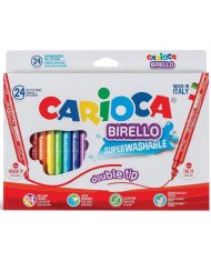 Carioca Birello Marqueurs 24pcs Double Pointe