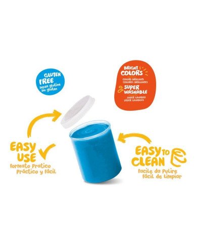 Set De 6 Peintures À Doigts - 6 X 80 ML CARIOCA