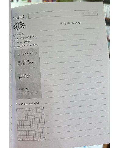 Cooking Book - Carnet de recettes - Citron Cooking Book - Carnet de recettes - Citron