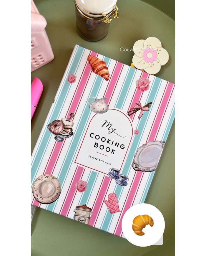 Cooking Book - Carnet de recettes - Rose