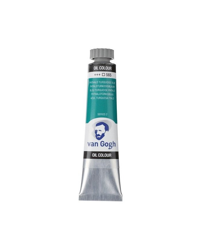 Le Libr'air - Peinture À l'huile Tube 20 ml Bleu Turquoise Phtalo 565 - Van Gogh - Tunisie
