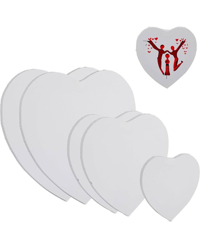 Toile Forme Cœur L'Artisto 20CM