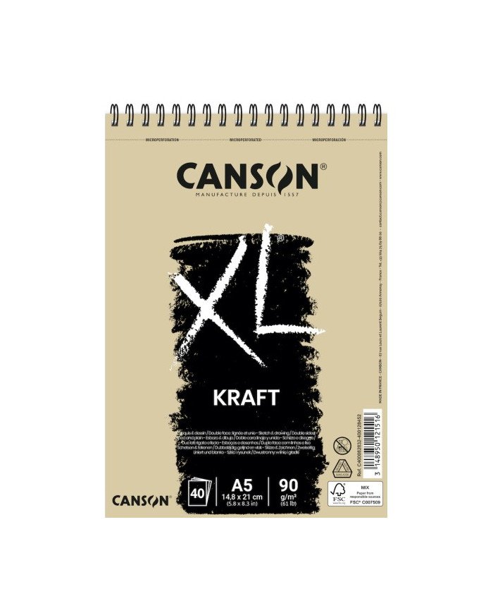 Album Canson XL Kraft A5 - 90G