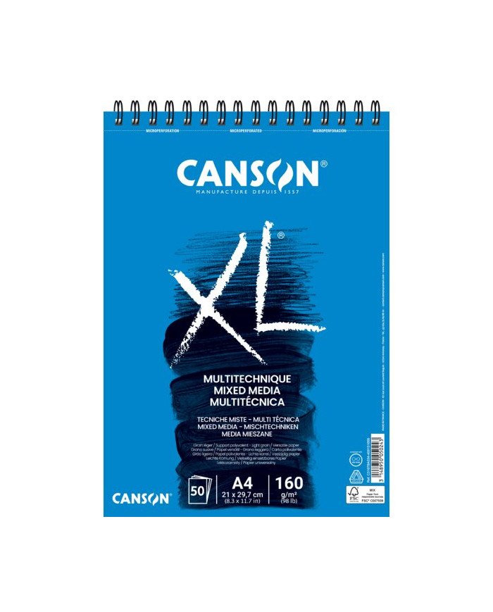 Album CANSON XL Mixed Media 160G - A5