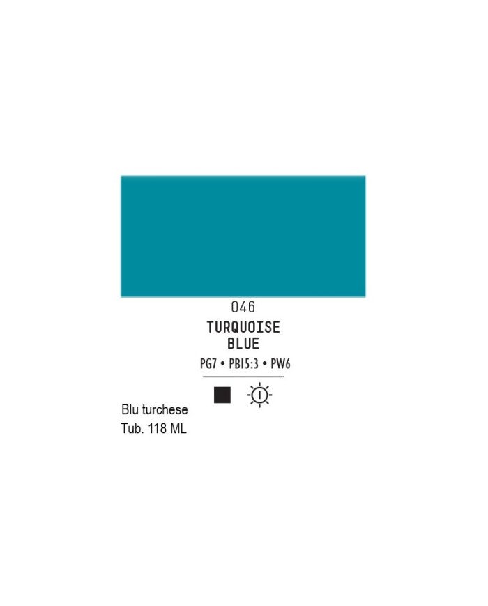 Liquitex Basics Acrylique Bleu Turquoise 118ML