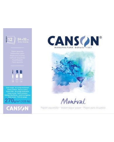 Bloc Montval 270g Papier aquarelle Bloc Montval 270g Papier aquarelle