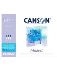Bloc Montval 270g Papier aquarelle