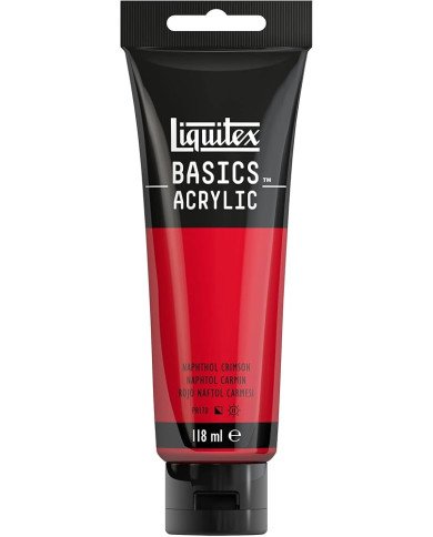 Liquitex Basics Acrylique Rouge De Cadmium Foncé 118ML