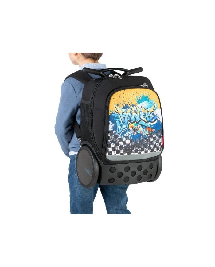 Sac A dos scolaire trolley ROLLER UP Super Girl