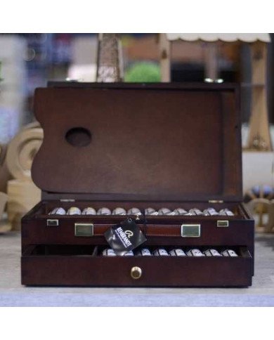 Rembrandt Couleurs acrylique set coffret bois Master | 20 x 40 ml + accessoires
