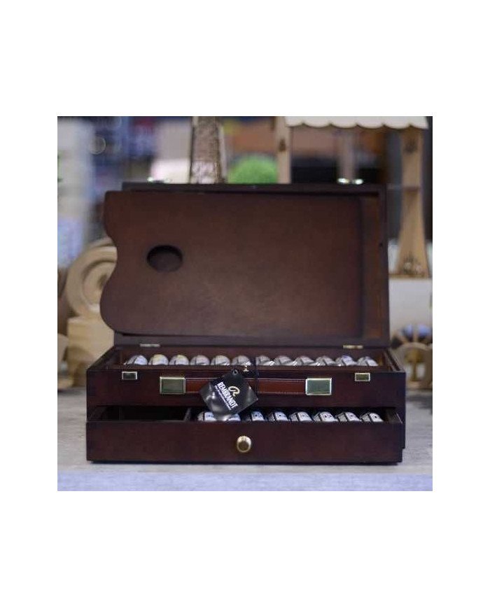 Rembrandt Couleurs acrylique set coffret bois Master | 20 x 40 ml + accessoires