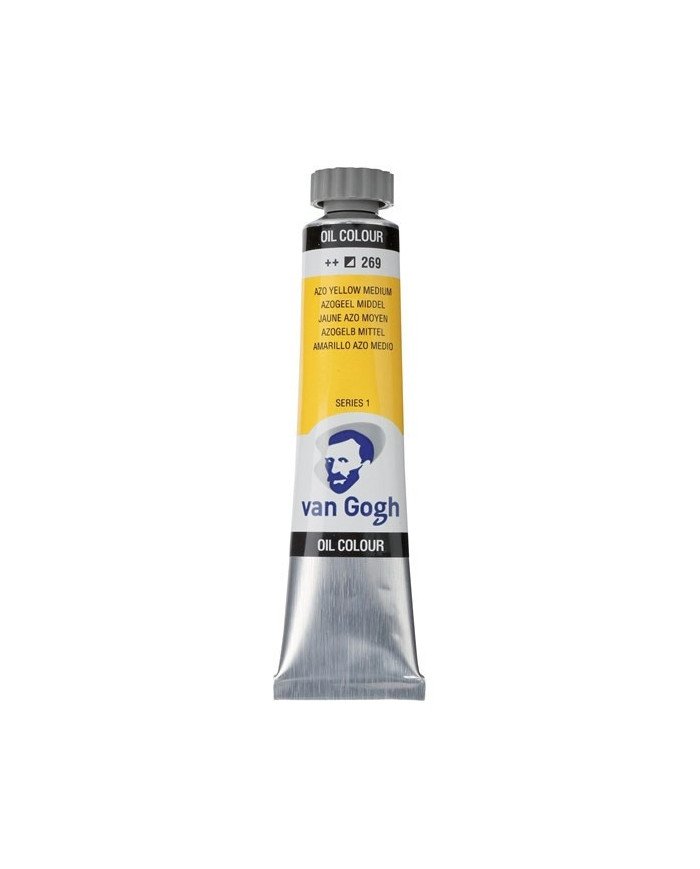 Le Libr'air - Peinture À l'huile Tube 20 ml Jaune Azo Moyen 269 - Van Gogh - Tunisie