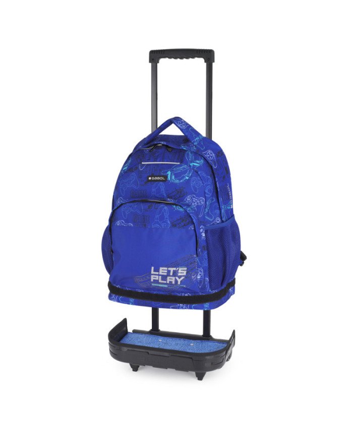 Sac à dos à roulettes GABOL GAMING détachable 34x46x20 cm