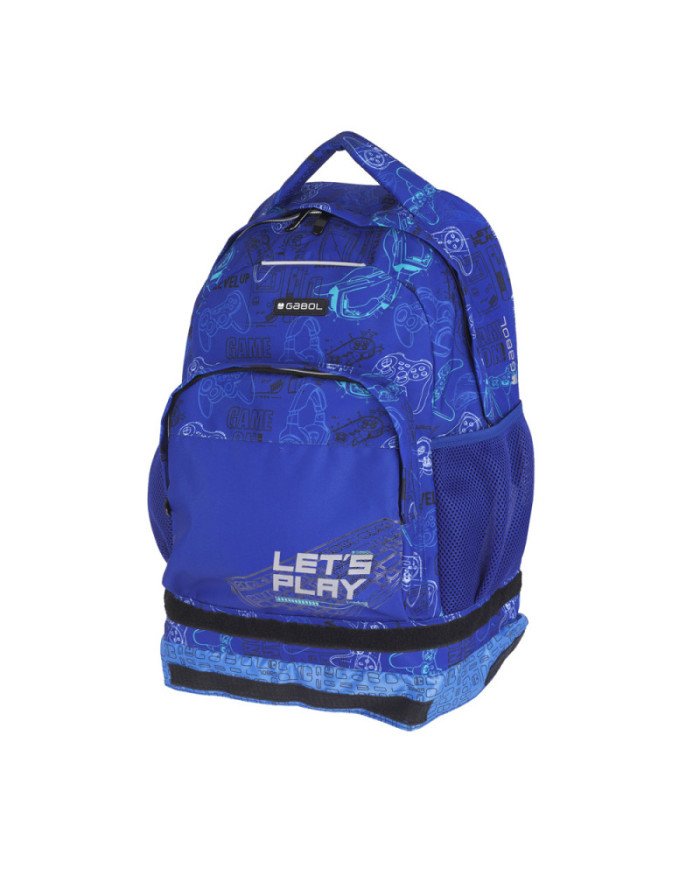 Sac à dos à roulettes GABOL GAMING détachable 34x46x20 cm