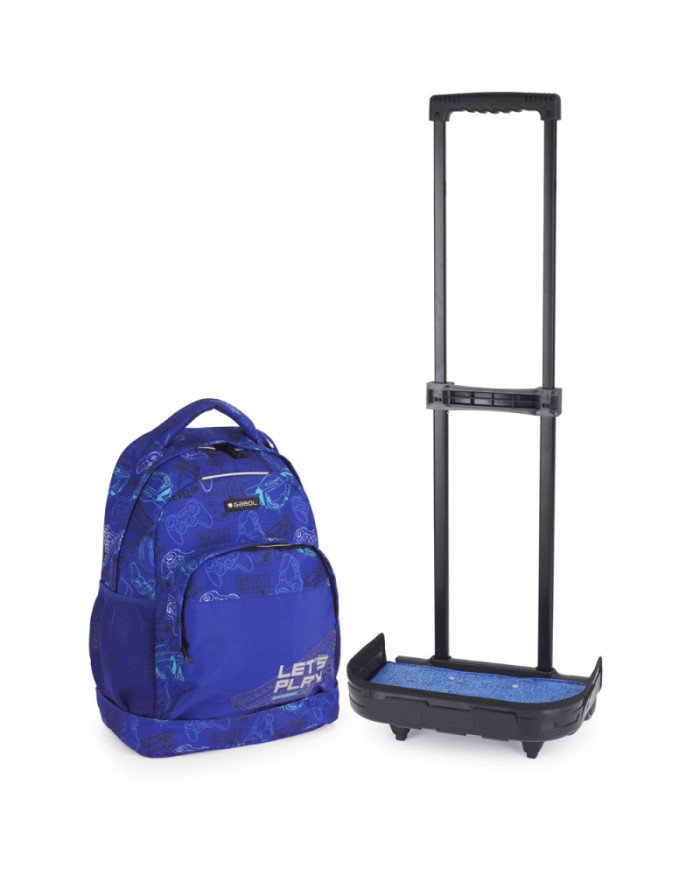 Sac à dos à roulettes GABOL GAMING détachable 34x46x20 cm