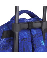 Sac à dos à roulettes GABOL GAMING détachable 34x46x20 cm