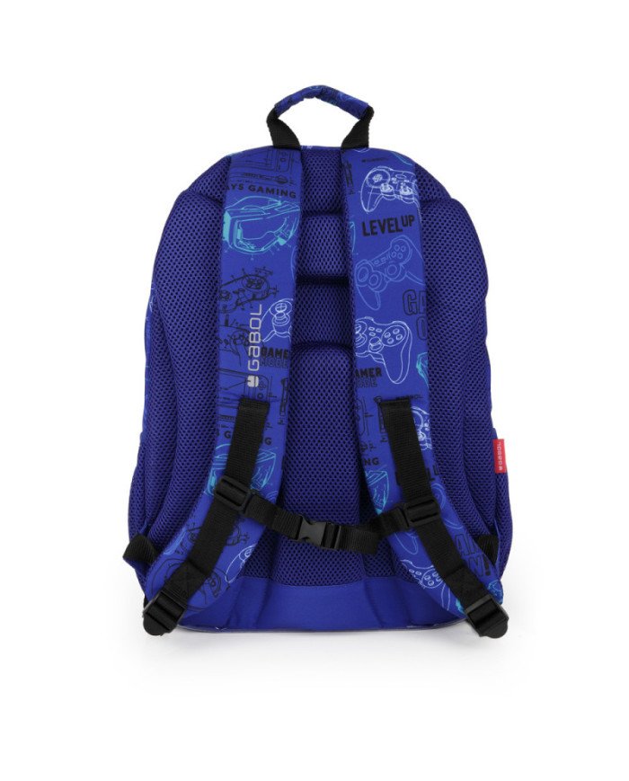 Sac à dos GABOL GAMING à 3 compartiments 32x44x18 cm