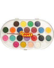 Aquarelle JOVI 22 couleurs 30MM + 1 pinceau