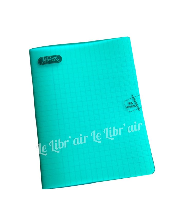 Cahier Piqure LIBERTA PP 17*22 90G 96P Vert