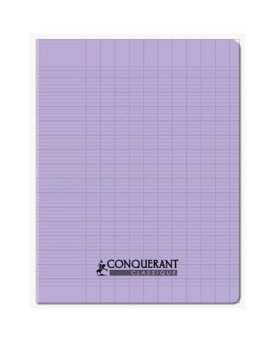 Cahier CONQUERANT PP 17*22 96P 90G Violet Cahier CONQUERANT PP 17*22 96P 90G Violet