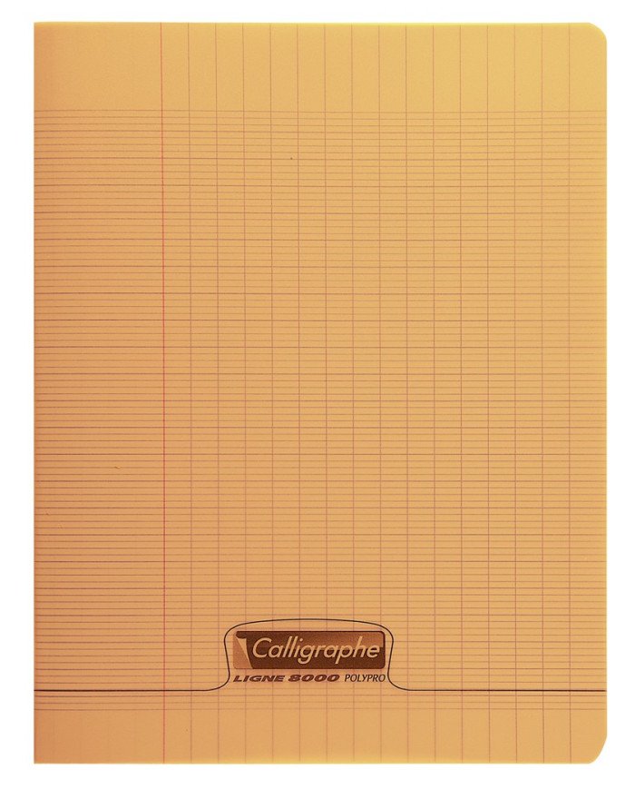 Cahier Calligraphe Polypro 17x22 140p Seyes
