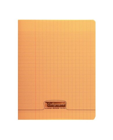 Cahier 17*22 PP CALLIGRAPHE 90G 192P Orange Cahier 17*22 PP CALLIGRAPHE 90G 192P Orange