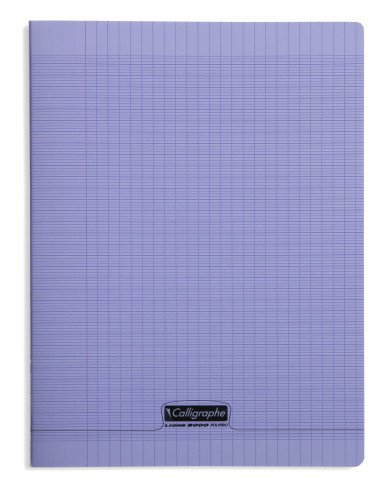 Cahier 17*22 PP CALLIGRAPHE 90G 192P Violet Cahier 17*22 PP CALLIGRAPHE 90G 192P Violet