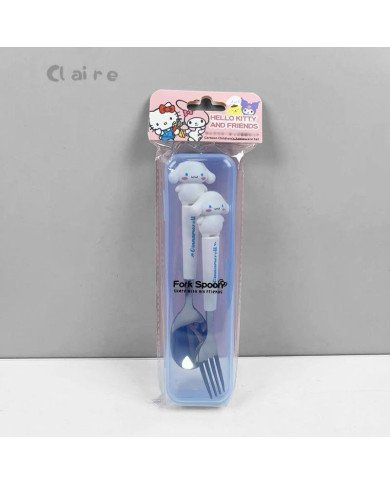 Set Cuillère Et Fourchette Cinnamoroll Set Cuillère Et Fourchette Cinnamoroll