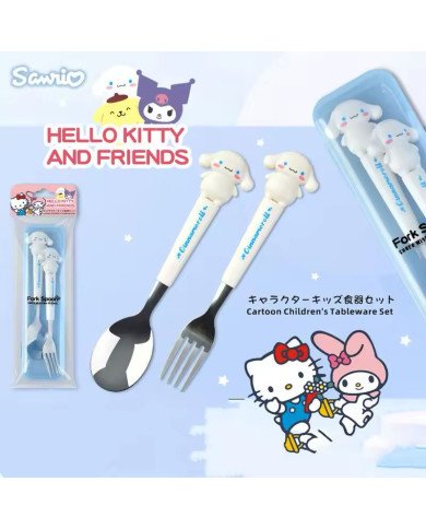 Set Cuillère Et Fourchette Cinnamoroll Set Cuillère Et Fourchette Cinnamoroll