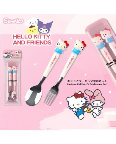 Set Cuillère Et Fourchette Hello Kitty Set Cuillère Et Fourchette Hello Kitty