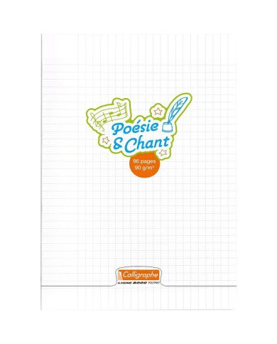 Piqure Poésie & Chant A4 - 96P Polypro CALLIGRAPHE Piqure Poésie & Chant A4 - 96P Polypro CALLIGRAPHE