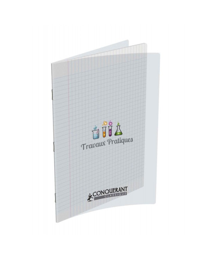 Cahier Travaux Pratiques Conquérant Agrafé 24X32 96P - 90G- Seyes Polypro