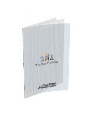 Cahier Travaux Pratiques Conquérant Agrafé 24X32 96P - 90G- Seyes Polypro