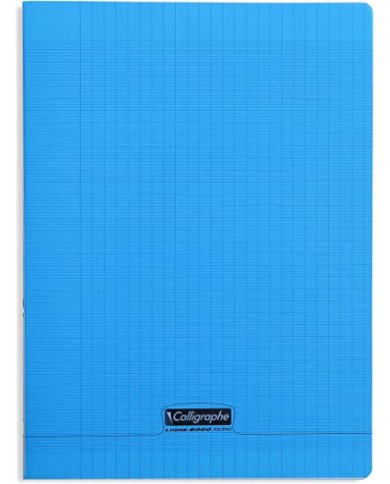 Cahier Polypro Bleu 21*29.7 - 192P CALLIGRAPHE 90G