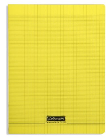 Cahier Polypro Jaune 21*29.7 - 192P CALLIGRAPHE 90G
