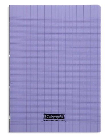 Cahier Polypro Violet 21*29.7 - 192P CALLIGRAPHE 90G Cahier Polypro Violet 21*29.7 - 192P CALLIGRAPHE 90G