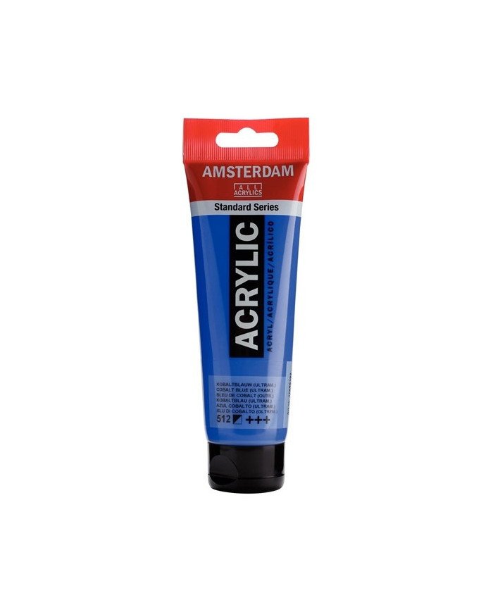 Le Libr'air - Standard Series Acrylique Tube 120 ml Bleu de Cobalt (Outremer) 512 - Amsterdam - Tunisie