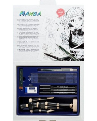 Manga kit pour apprendre A dessiner - Faber-Castell Manga kit pour apprendre A dessiner - Faber-Castell