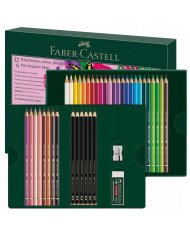 Polychromos & Pitt Graphite Matt coffret cadeau 40 pièces Faber-Castell