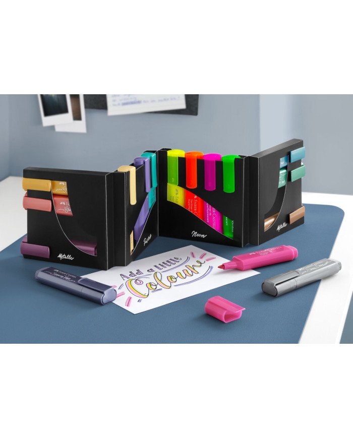 Prés. bureau Surligneurs TL 46 x16 Faber-Castell