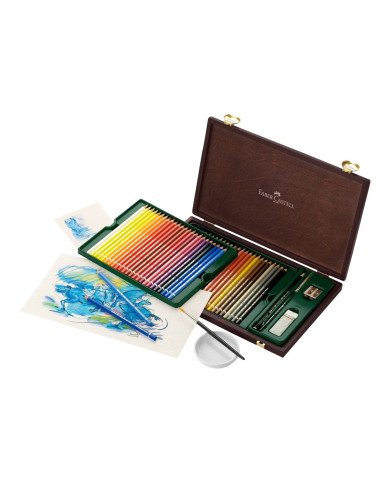 Crayons aquarellable Albrecht Dürer coffret bois de 48 Faber-Castell Crayons aquarellable Albrecht Dürer coffret bois de 48 Faber-Castell