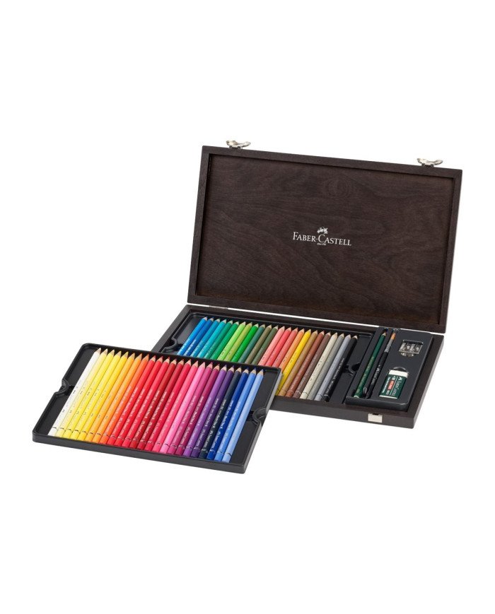 Crayons aquarellable Albrecht Dürer coffret bois de 48 Faber-Castell