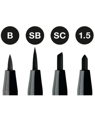 Feutre Pitt Artist Pen Brush, pointe pinceau 199 noir - Faber Castell Feutre Pitt Artist Pen Brush, pointe pinceau 199 noir - Faber Castell