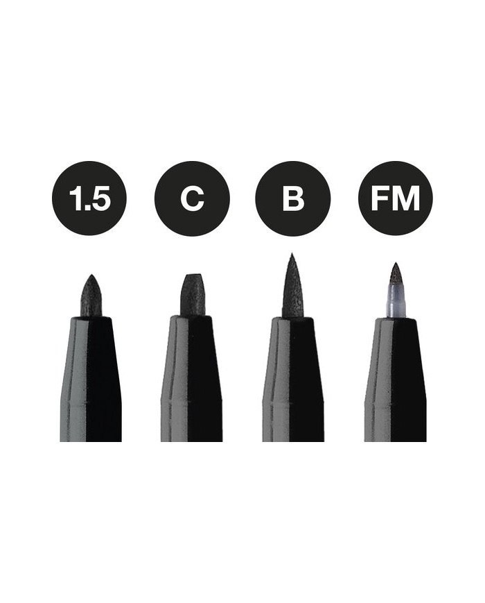 Feutre Pitt Artist Pen calligraphie Noir - Faber Castell