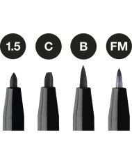 Feutre Pitt Artist Pen calligraphie Noir - Faber Castell