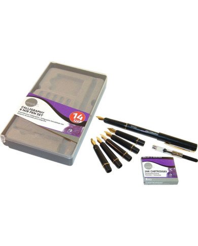 Set Stylos Calligraphie 14PCS Daler&Rowney