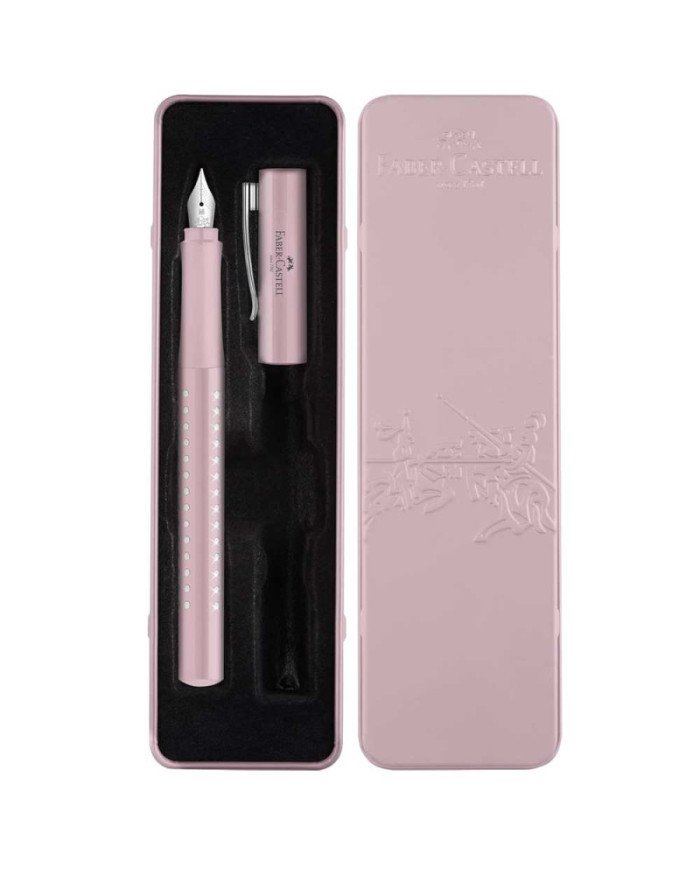 Set Stylo-Plume Sparkle M Rose Faber-Castell Set Stylo-Plume Sparkle M Rose Faber-Castell