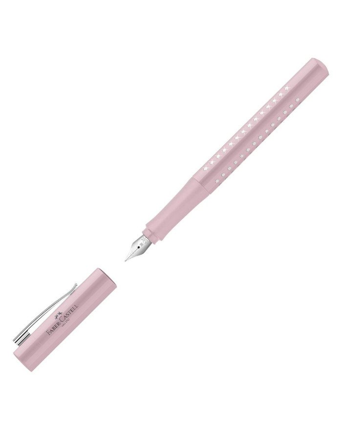 Set Stylo-Plume Sparkle M Rose Faber-Castell Set Stylo-Plume Sparkle M Rose Faber-Castell