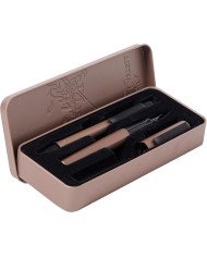Set Stylo-plume M Stylo-bille Hexo bronz Faber-Castell Set Stylo-plume M Stylo-bille Hexo bronz Faber-Castell